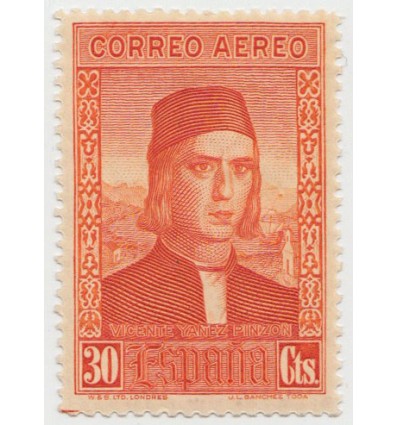1930. Descubrimiento América. Variedad color. Edifil 553cc **