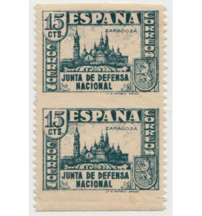 1936. Junta defensa. Variedad perforación. Edifil 806sh *