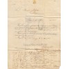 1861. Isabel II. Carta Irún (Guipúzcoa) a Bayona. Depositada en Francia