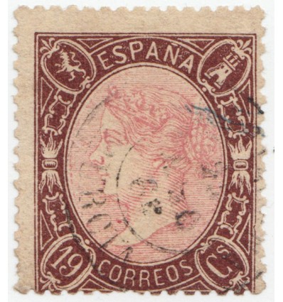1865. Isabel II. Edifil 77 º