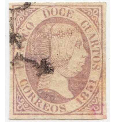 1851. Isabel II. Edifil 7 º