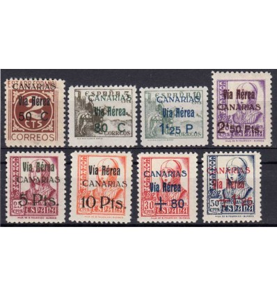 1938. Canarias. Edifil 44-51 *