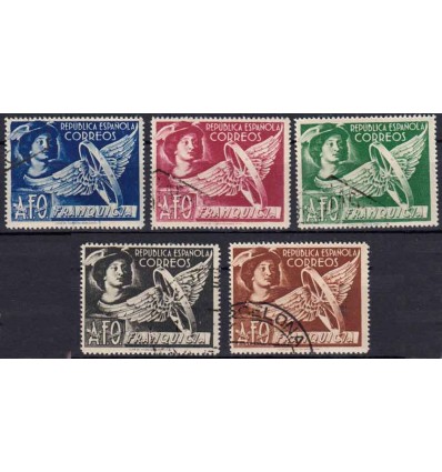 1938. Franquicia Mercurio. Edifil FR23-27 º