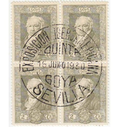 1930. Goya. Matasello conmemorativo. Edifil 500 º