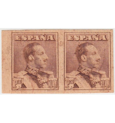 1922-1930. Alfosno XIII. Vaquer. Edifil 323s