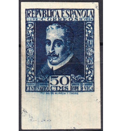 1935. Centenario de la muerte de Lope de Vega. Edifil 692 s/d