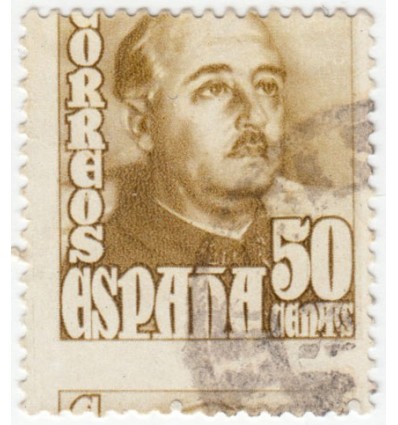 1948. Franco. Variedad perforación. Edifil 1022dh