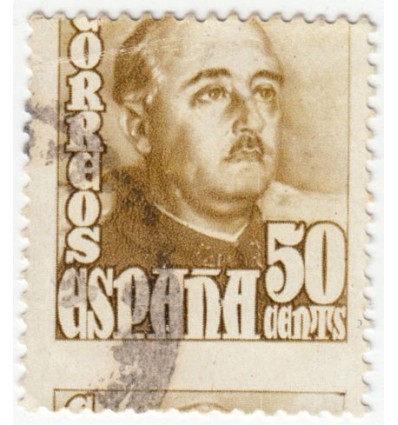 1948. Franco. Variedad perforación. Edifil 1022dh