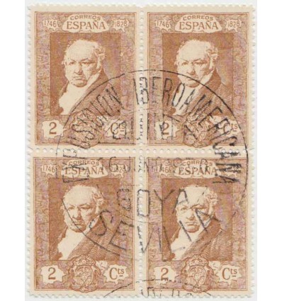 1930. Goya. Matasello conmemorativo. Edifil 500 º