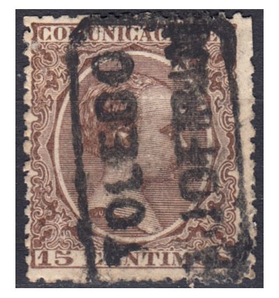 1889 ca. Alfonso XIII. Ajofrin (Toledo). Edifil 219