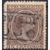 1889 ca. Alfonso XIII. Cartería Ujo (Oviedo). Edifil 219