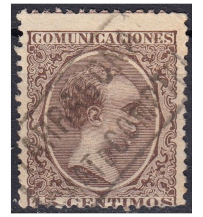1889 ca. Alfonso XIII. Cartería Prat de Compte (Tarragona). Edifil 219
