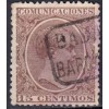 1889 ca. Alfonso XIII. Cartería Barcarrota (Badajoz). Edifil 219
