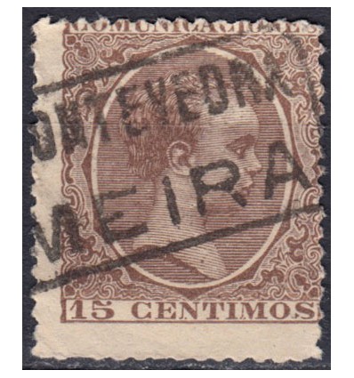 1889 ca. Alfonso XIII. Cartería Meira (Pontevedra). Edifil 219