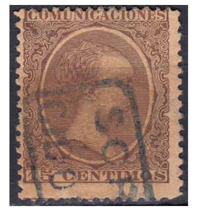 1889 ca. Alfonso XIII. Cartería Cidones (Soria). Edifil 219