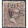 1889 ca. Alfonso XIII. Cartería Llodio (Vitoria, Alava). Edifil 219
