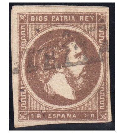 1875. Carlos VII. Lineal ESTELLA (Navarra). Edifil 160