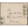 1939. Guerra Civil. Sobre con matasello de fecha manuscrito. Batallón 291, 2ª compañía. Censura manuscrita. Edifil 817