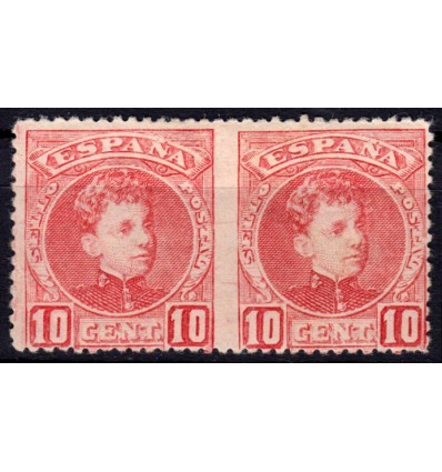 1901. Alfonso XIII. Cadete. Variedad dentado. Edifil 243. No catalogado