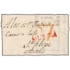 1818. Prefilatelia. Carta Orihuela (Murcia). Porteo 7