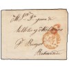 1844. Prefilatelia. Carta Pampliega (Burgos). Baeza. Porteo