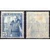 1948 Franco. Variedad impresión calcado. Edifil 1031ic