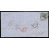 1869. Isabel II. Carta Bilbao (Vizcaya) a Inglaterra. Edifil 100