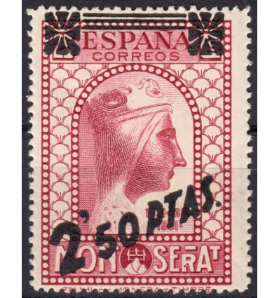 1938. Montserrat. Variedad perforación. Edifil 791d