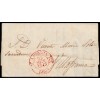 1845. Carta de Astorga (León). Baeza rojo
