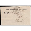1862. Isabel II. Carta impreso reexpedida Madrid a Villareal. Franquicia FRANCO. Tema sellos