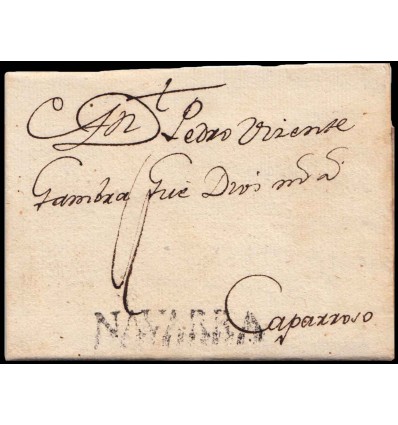 1782. Carta Pamplona (Navarra). Porteo 6