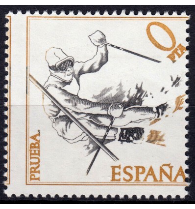 1977. Copa del Mundo de Esquí. Prueba. Edifil 2408