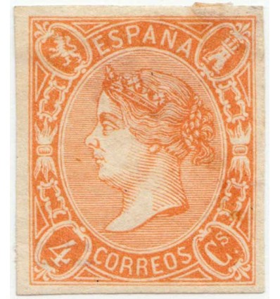 1865. Isabel II. Ensayo. Gálvez 324