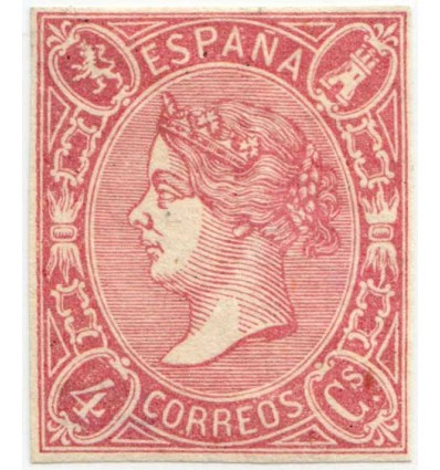 1865. Isabel II. Ensayo. Gálvez 323