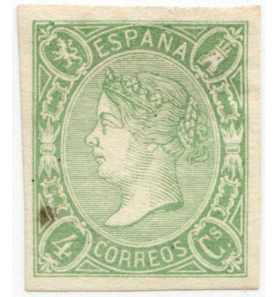 1865. Isabel II. Ensayo. Gálvez 320