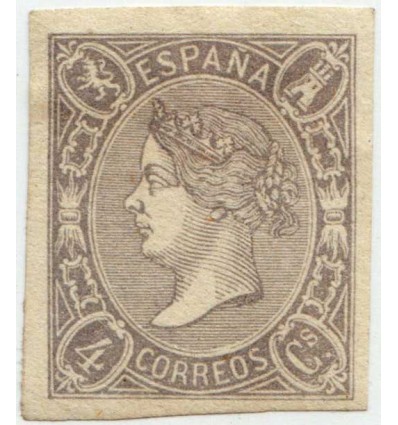 1865. Isabel II. Ensayo. Gálvez 322