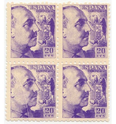 1939. Franco. Variedad empalme. Edifil 922x