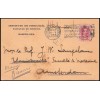 1930. Alfonso XIII. Vaquer. Tarjeta postal Barcelona. Matasello extranjero Holanda. Edifil 317