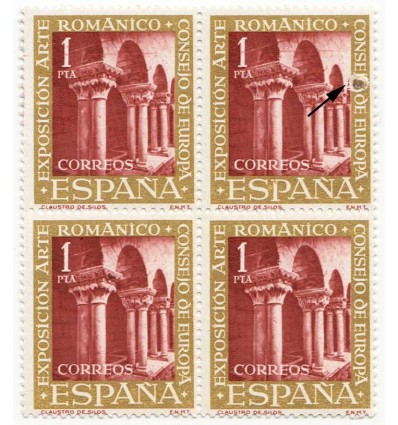 1961. General Franco. Variedad impresión. Edifil 1373