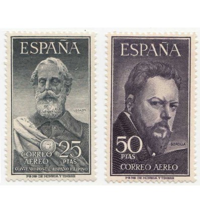 1953. Legazpi Sorolla. Edifil 1124/1125