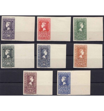 1950. Centenario sello español. Edifil 1075/1082