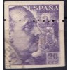 1940. Franco. Variedad dentado desplazado. Edifil 922 º no catalogado