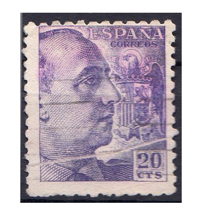 1940. Franco. Variedad empalme. Edifil 922º